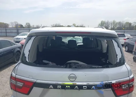 2021 Nissan Armada Sv 4Wd из США, поврежденный, VIN JN8AY2AD6M9661144